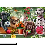 Garden Puppies Kid's Jigsaw Puzzle 100 Piece  B06XB5Y1X9